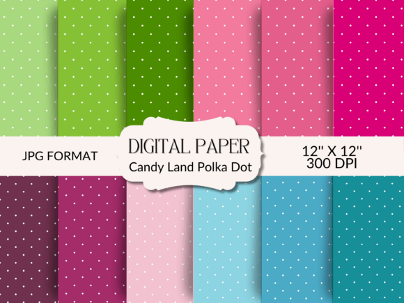 12 Candy Land Polka Dot Patterns: A Practical Guide to Choosing and Using Digital Papers