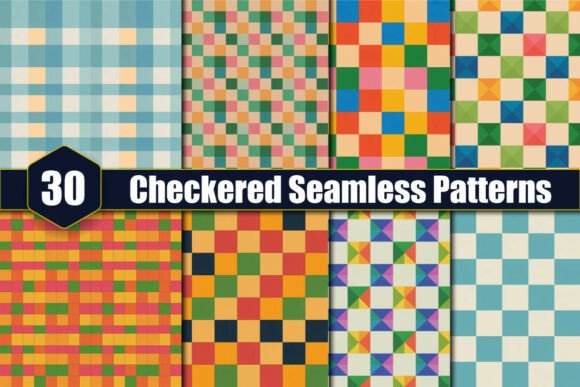 30 Checkered Seamless Patterns