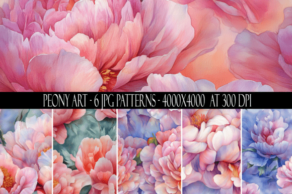 Peony Art Seamless Patterns: A Practical Evaluation for Digital Designers