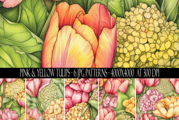 Pink and Yellow Tulip Seamless Patterns: A Practical Guide for Creators