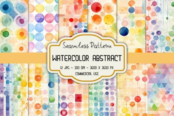 Unlocking Creativity with Seamless Watercolor Abstract Patterns